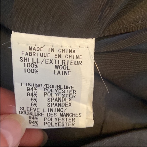 Theory Wool Pinstripe Blazer - Picture 4 of 4